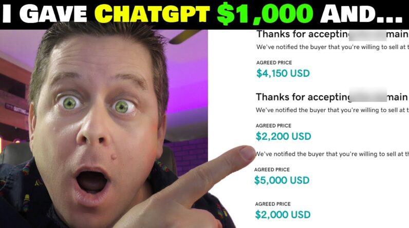 I Gave ChatGPT $1,000 To Invest In Domains [Part 1]