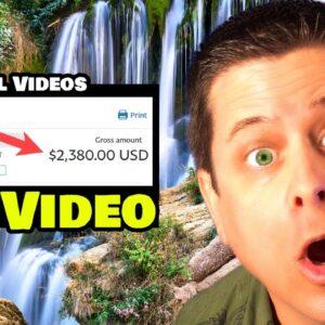 Make $970 A Day Posting Waterfall Videos On Youtube [No Face Videos - I Tried It]