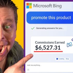 NEW: Bing Chatbot Sells Clickbank Products Like CRAZY! [Ai News Update]