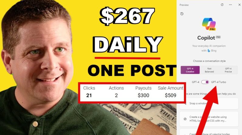 New Ai Tool + THIS = $267 Daily Profit [Easy Content Method]