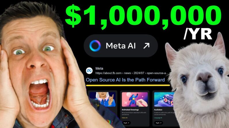 Ai News: Meta Ai Llama = Crazy HIDDEN Profit Opportunity!