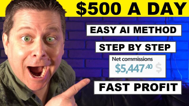 AI Affiliate Marketing - Easy $500/Day Method - Minutes To Setup | Make Money Fast!