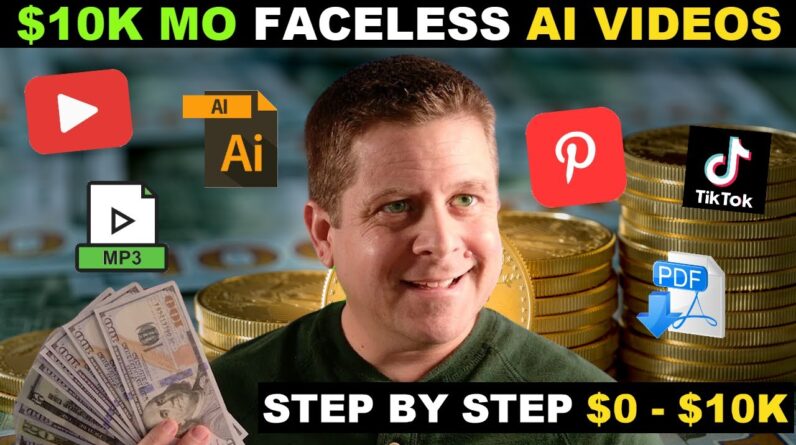 Create A HIGH Profit Faceless Video EMPIRE With Ai - Make Money Online!