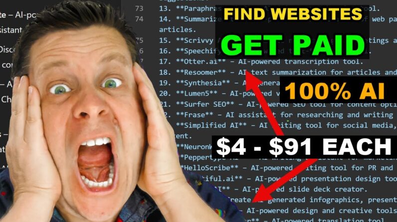 I  Used AI To Find Websites And Get Paid! [$47,312 So Far]