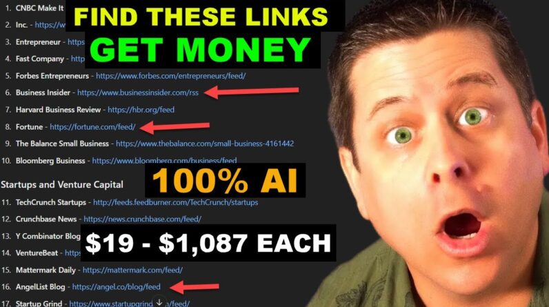 I Used Ai To Find RSS Links And Get Paid! [$319,312 So Far]