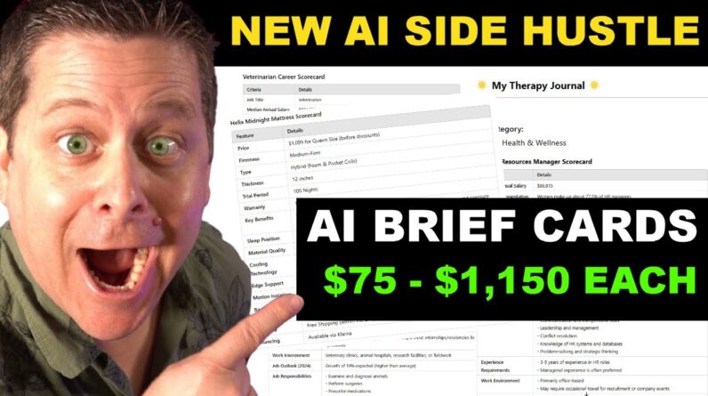 I Used Ai To Make Brief Cards And Got Paid! [$97,312 So Far]