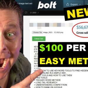 $100 A Day With Simple Ai Tools - Use Bolt No Coding!