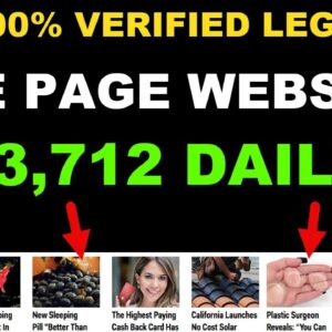 This One Page Website Makes $3,700 A Day!