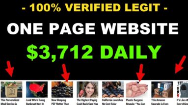 This One Page Website Makes $3,700 A Day!