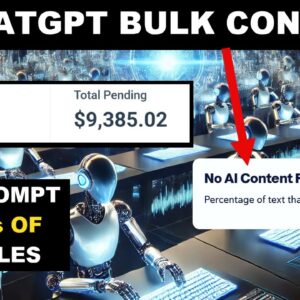 ChatGPT 4o Bulk Content Hack - Super Simple Content That Makes Money!