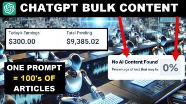 ChatGPT 4o Bulk Content Hack - Super Simple Content That Makes Money!