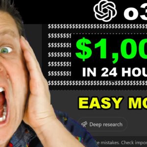 I Used Chatgpt o3 to Build a Full Business - Make $1,000 today!