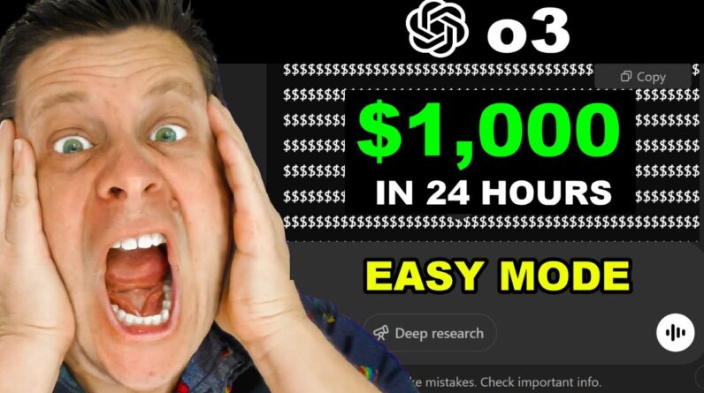 I Used Chatgpt o3 to Build a Full Business - Make $1,000 today!