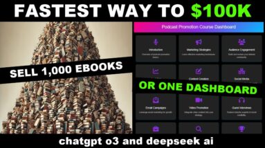 These 'DashBoards' Make Me Millions - Digital Products With Deepseek And ChatGpt o3 [Step By Step]