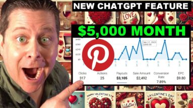 I Used The New ChatGpt Feature To Build A $5K Pinterest Business - From ZERO!